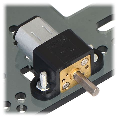 pololu micro metal gearmotor mounting bracket|Pololu Micro Metal Gearmotor Bracket Extended Pair.